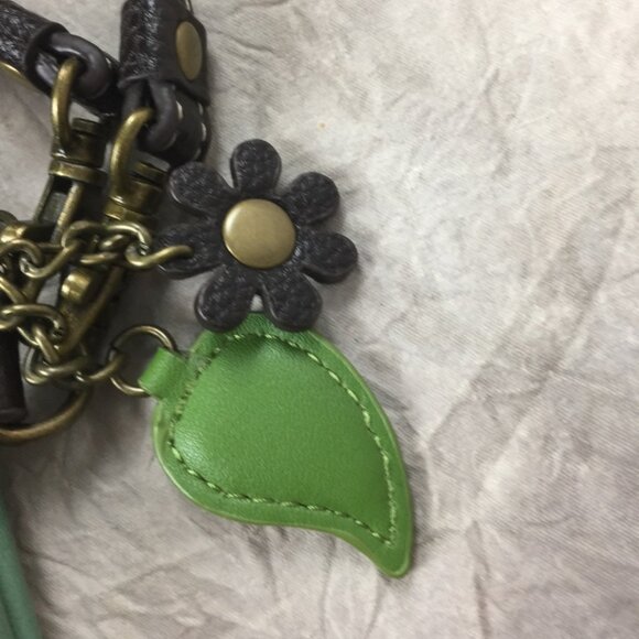 Crossbody Cell Phone Purse Chala Layered Bird Vegan Leather Adjustable Strap - Picture 4 of 11